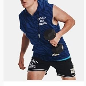 ✨UNDER ARMOUR✨PROJECT ROCK✨Rival Fleece Sleeveless✨Full-Zip